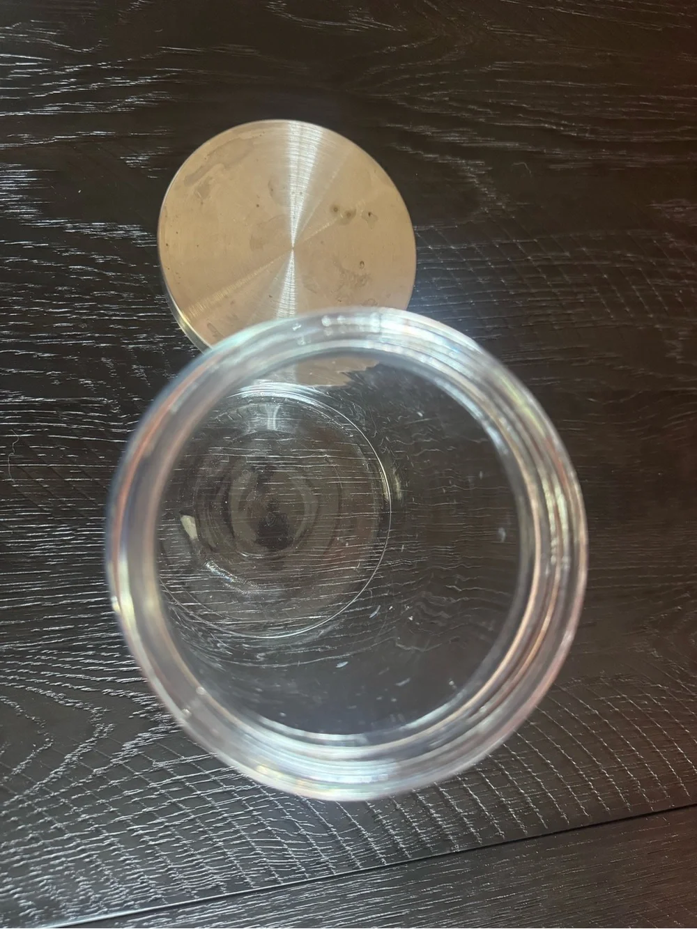Threshold Clear Glass Pantry Jars with Silver Lids - Set of 4